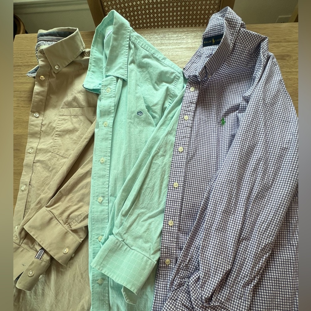 Cody James, Southern Tides, Ralph Lauren men’s button down shirt XL